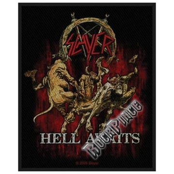 Slayer - Hell Awaits - kisfelvarró - SP2417