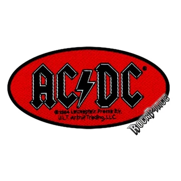 AC/DC - Oval Logo - kisfelvarró - SP1901