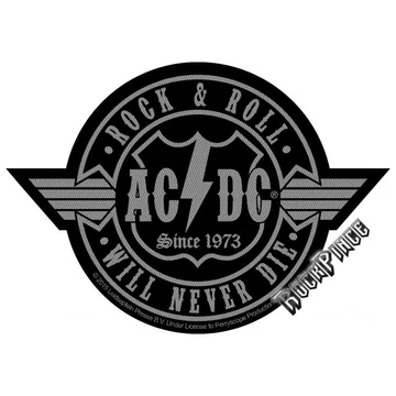 AC/DC - Rock n Roll will never Die Cutout - kisfelvarró - SP2835