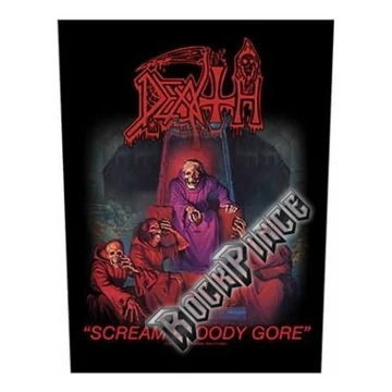 Death - Scream Bloody Gore - hátfelvarró - BP865 / BP0865