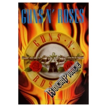 Guns N&#039; Roses: Flames Flag - poszterzászló - POS1116
