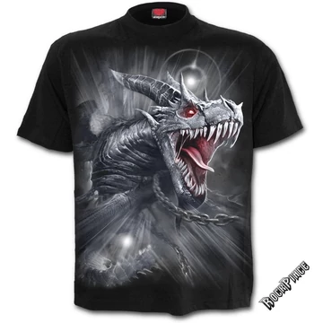 DRAGON'S CRY - T-Shirt Black - D074M101