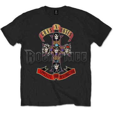 GUNS N&#039; ROSES - APPETITE FOR DESTRUCTION - unisex póló - GNR01 / GNRP01