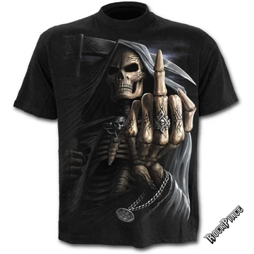 BONE FINGER - T-Shirt Black - M005M101