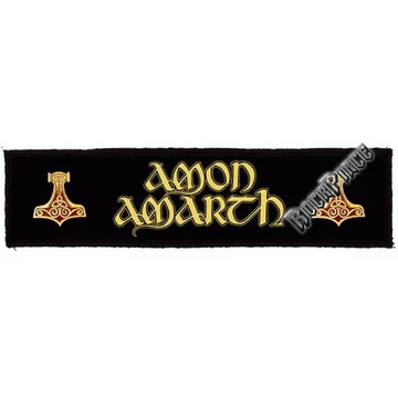 AMON AMARTH - Logo (Superstrip) - kisfelvarró HKF-0571