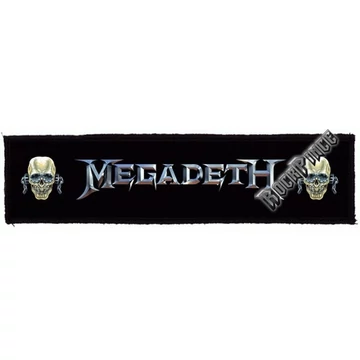 MEGADETH - Logo (Superstrip) - kisfelvarró HKF-0587