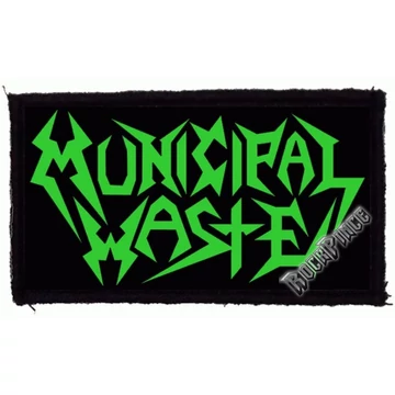 MUNICIPAL WASTE - Logo (95x60) - kisfelvarró HKF-0590