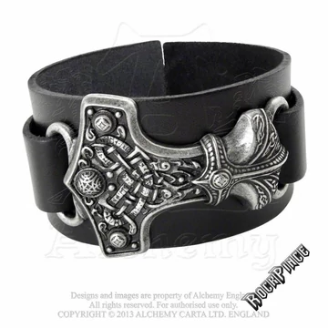 Alchemy - Thunderhammer - bőr csuklószorító A98