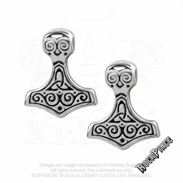 Alchemy - Thor Hammer Studs - fülbevaló E384