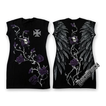 PURPLE ROSES - ANGEL&#039;S WINGS - tunika TD02