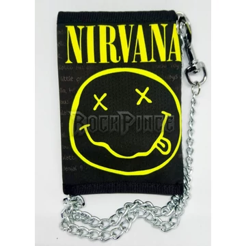 NIRVANA - KURT - COLOR - pénztárca lánccal