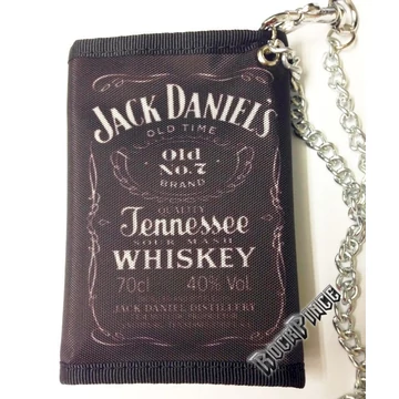 Jack Daniels - LOGO - pénztárca lánccal