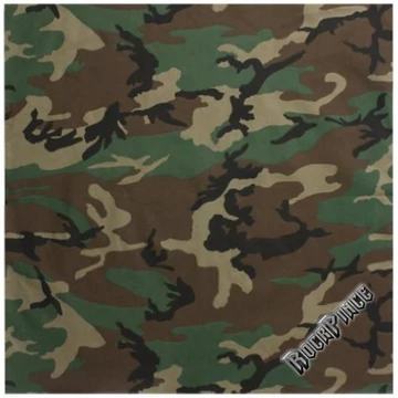 Zöld terep mintás - kendő/bandana