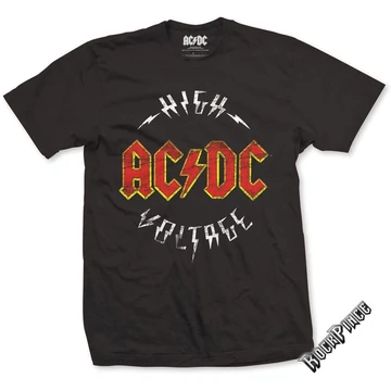AC/DC - HIGH VOLTAGE - unisex póló - ACDCTS11MB / ST2015