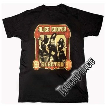 ALICE COOPER - ELECTED BAND - unisex póló - ACTEE04MB