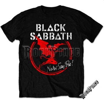 Black Sabbath - Archangel Never Say Die - Unisex Póló - BSTS18MB