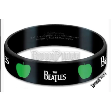 THE BEATLES - Drop T &amp; Apple - szilikon karkötő - BEATGUM02