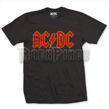 AC/DC - LOGO - unisex póló - ACDCTS02MB / ST2016