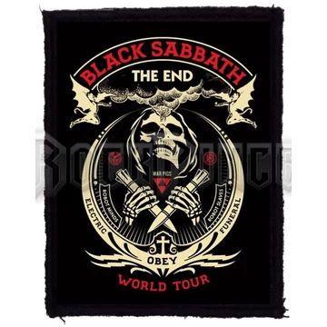BLACK SABBATH - The End World Tour (70x95) - kisfelvarró HKF-0656