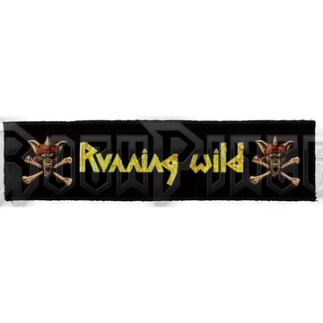 RUNNING WILD - Logo (Superstrip) - kisfelvarró HKF-0665
