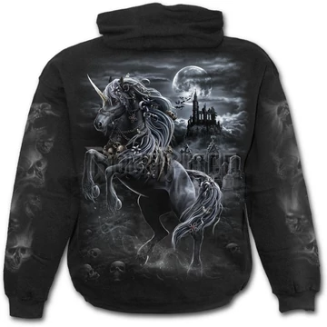 DARK UNICORN - Hoody Black (Plain) - L038M451