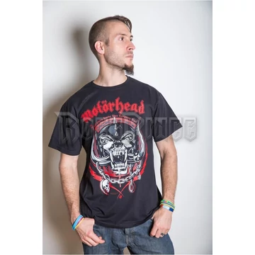 MOTÖRHEAD - LIGHTNING WREATH - unisex póló - MHEADTEE19MB