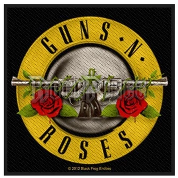 GUNS N&#039; ROSES - BULLET LOGO - kisfelvarró - SPR2619