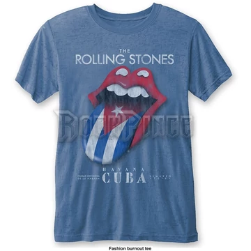 THE ROLLING STONES - HAVANA CUBA - unisex póló - RSBO01MBL
