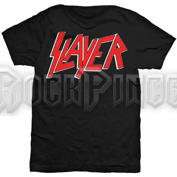 Slayer - Classic Logo - Unisex Póló - SLAYTEE22MB