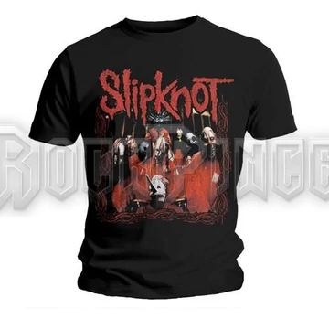 SLIPKNOT - BAND FRAME - unisex póló - SKTS03MB