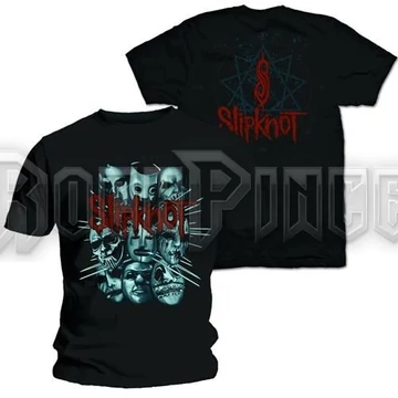 Slipknot - Masks 2 - Unisex Póló - SKTS05MB