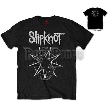 Slipknot - Goat Star Logo - Unisex Póló - SKTS22MB