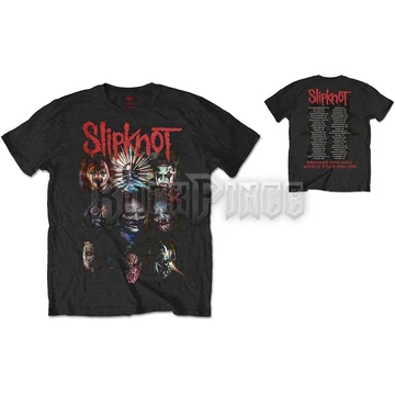 Slipknot - Prepare for Hell 2014-2015 Tour - Unisex Póló - SKTTRTW01MB
