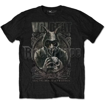 Volbeat - Goat with Skull - Unisex Póló - VOLTS05MB