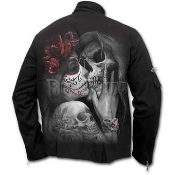 DEAD KISS - Orient Goth Jacket Black (Plain) - D076M652