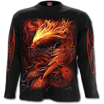 PHOENIX ARISEN - Longsleeve T-Shirt Black - T145M301