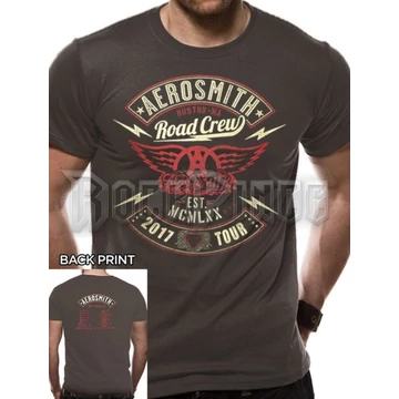 Aerosmith - Road Crew Militant - unisex póló - PE15990TSC