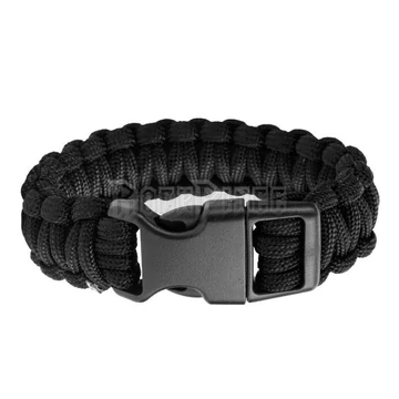 M-TRAMP - paracord karkötő - FEKETE