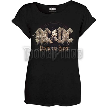 AC/DC - ROCK OR BUST - női póló - ACDCTS34LB