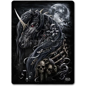 DARK UNICORN - Fleece Blanket with Double Sided Print - L038A501