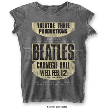 THE BEATLES - CARNEGIE HALL - női póló - BEATBO01LC