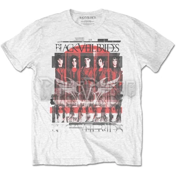 BLACK VEIL BRIDES - GROUP SCATTER - unisex póló - BVBTS24MW