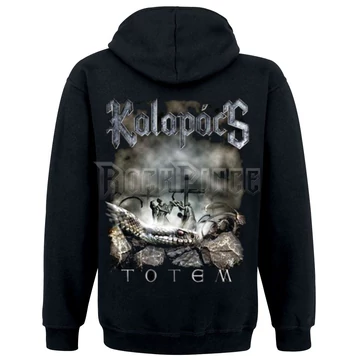 KALAPÁCS - TOTEM - CIPZÁRAS  KAPUCNIS PULÓVER