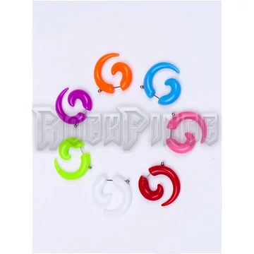 FAKE SPIRAL XS - fülbevaló/álfültágító FAKE-Spiral-3MM