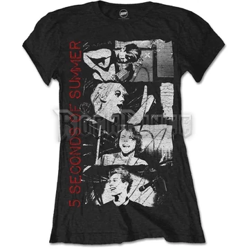 5 SECONDS OF SUMMER - PHOTO STACKED - női póló - 5SOSTS22LB