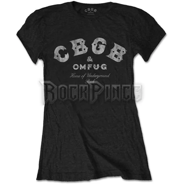 CBGB - CLASSIC LOGO - női póló - CBGBTS01LB