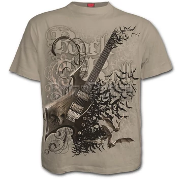 NIGHT RIFFS - T-Shirt Stone (Plain) - E025M124