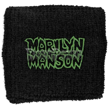 Marilyn Manson - Logo - frottír csuklószorító -  WB223
