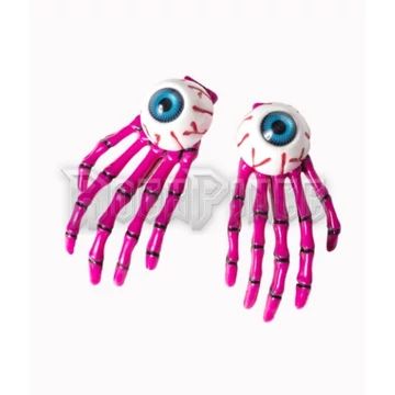 BONE HAND WITH EYES - HAJCSAT - MAGENTA - AC2313