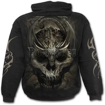 DRACO SKULL - Hoody Black (Plain) - K054M451